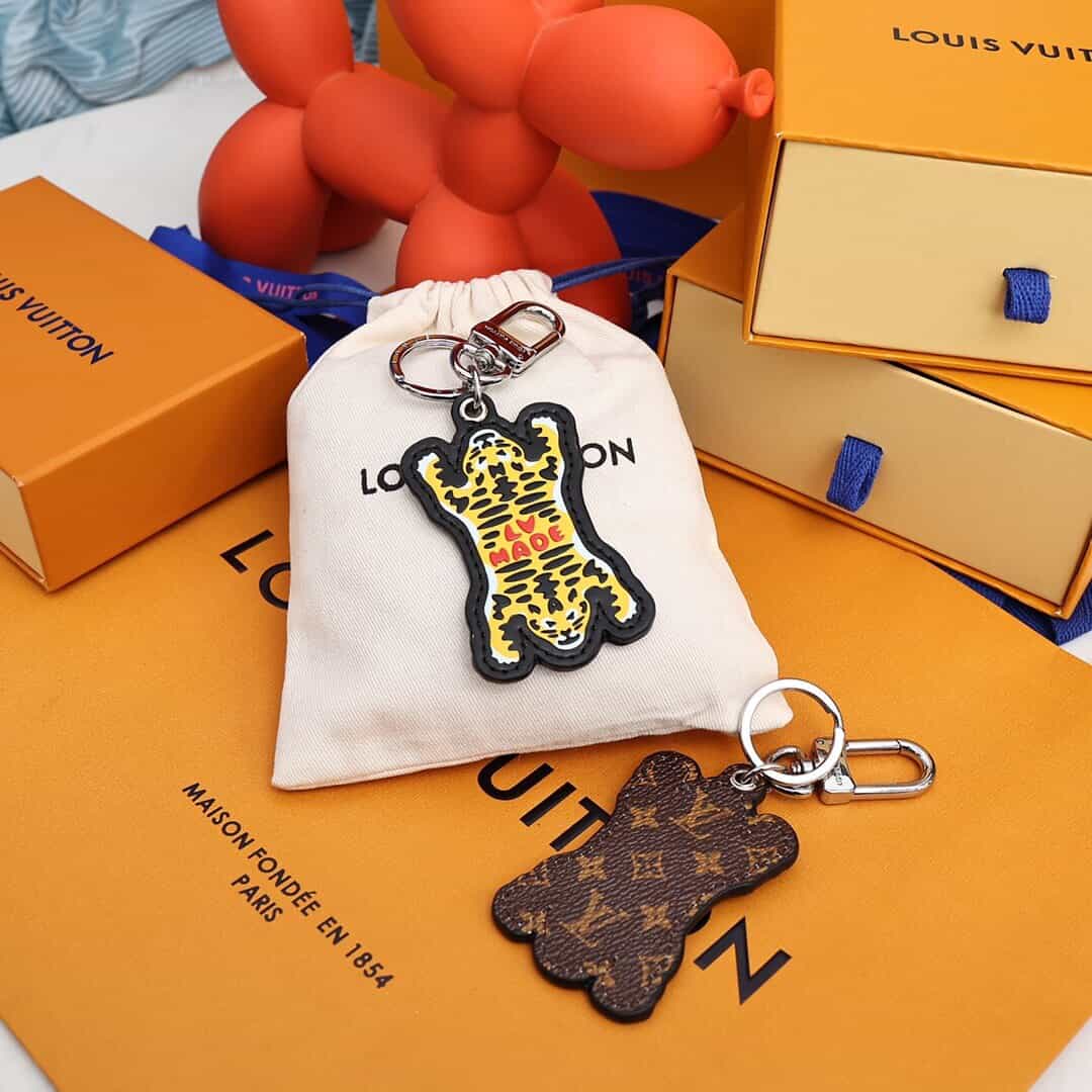 Shop Louis Vuitton 2021-22FW Lv Made Tiger Bag Charm And Key